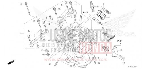 CYLINDER HEAD CRF300LRAM de 2021